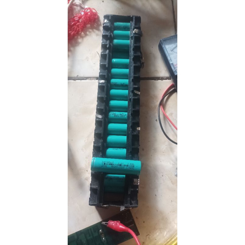 batre bekas scooter listrik 28 cell 18650 high drain gzns 2,6Ah