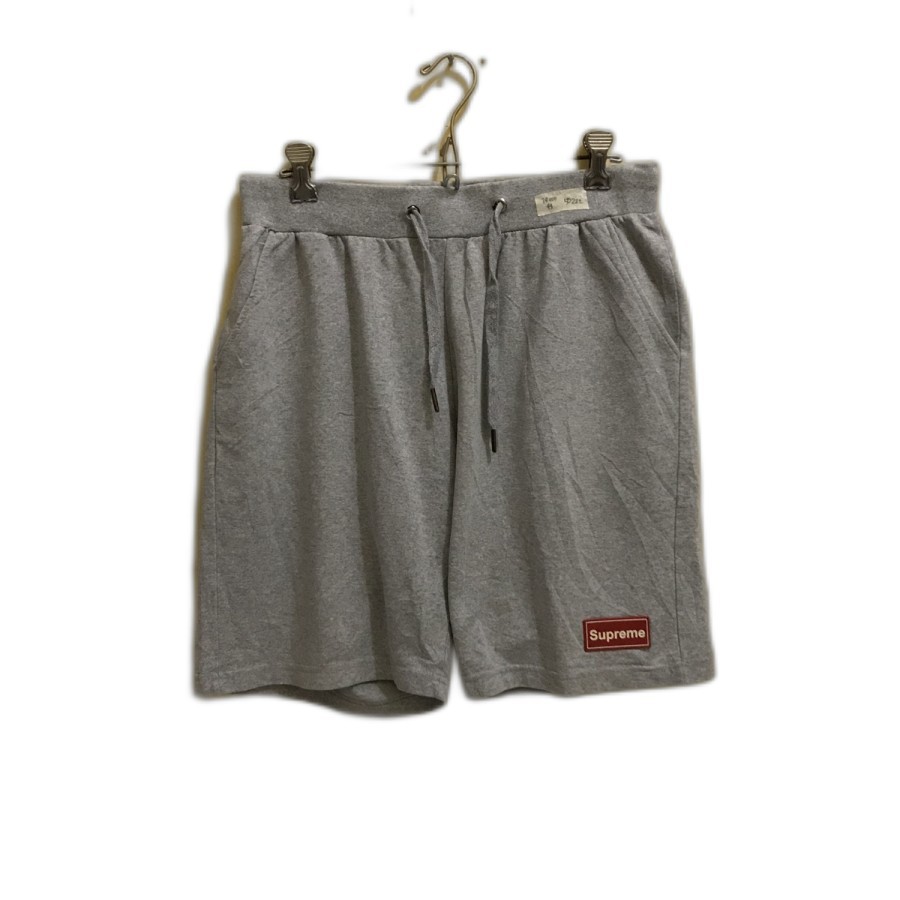 Celana pendek Supreme abu-abu original second