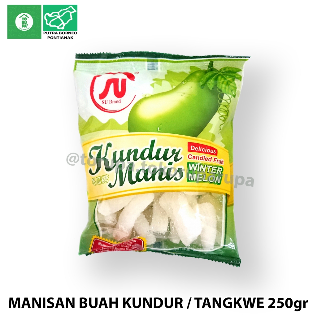 

Manisan Buah Kundur 250gr / Tangkwe Gula Kundur / Dried Winter Melon / Bahan Peach Gum Dessert