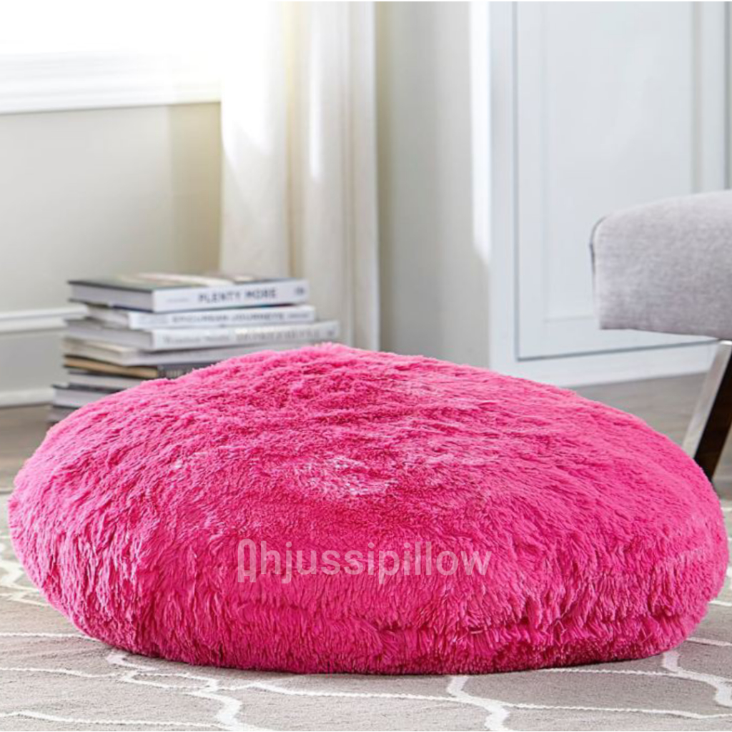 [PAKET] BANTAL BULAT JUMBO ALAS DUDUK BULU RASFUR DM 70 + COVER PREMIUM | BANTAL BULAT SOFA BULU RAS