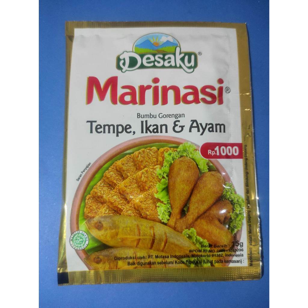 

DESAKU Marinasi Bumbu Tempe, Ikan, Ayam, Bumbu Dapur, Bumbu Instan, Bumbu Masak Murah