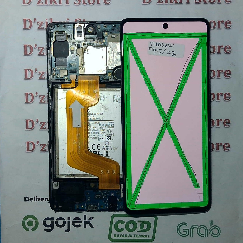 LCD SAMSUNG A71 (A715F) MINUS