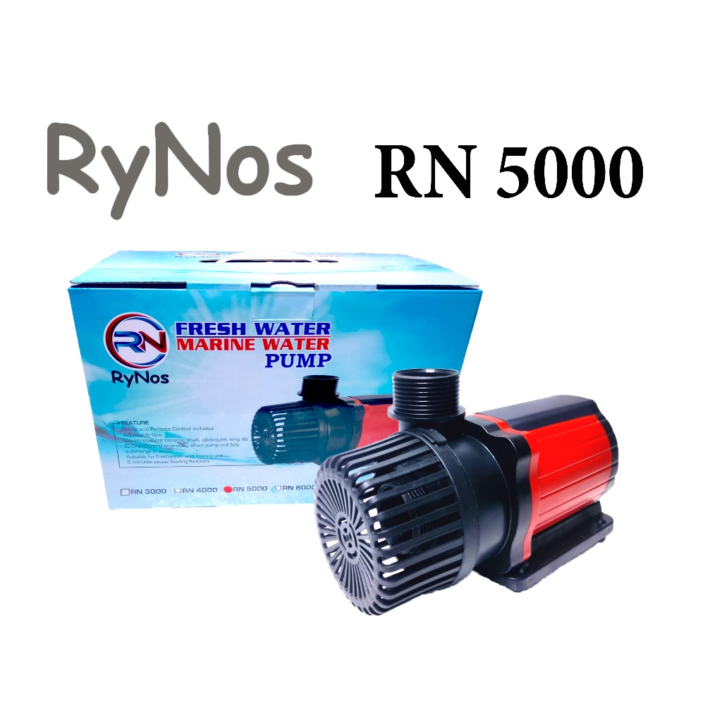 WATER PUMP RYNOS RN 5000 LPH POMPA CELUP SIRKULASI KOLAM IKAN KOI