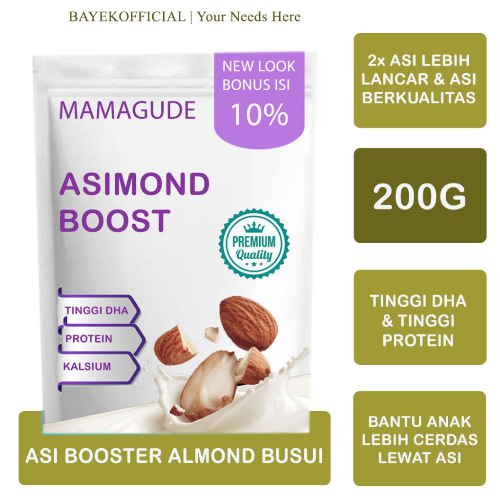 Susu Ibu Menyusui Almond Asi Booster Menyusui Susu Asi Booster Pelancaran Asi Booster Penambah Asi B