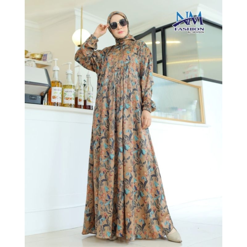 NAJWA SET HIJAB/GAMIS PESTA/GAMISSSNTORINI/COD