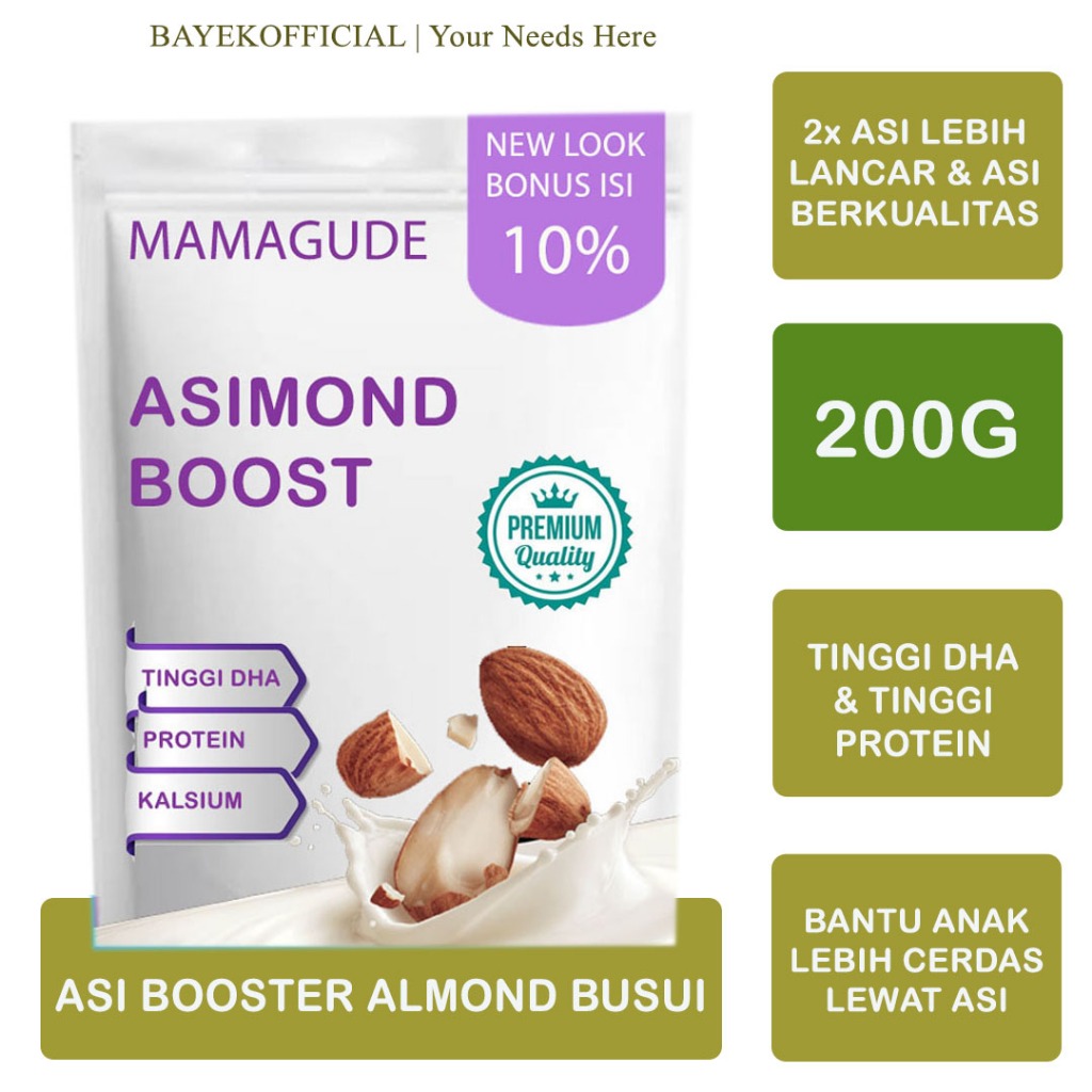 Susu Pelancar Asi Booster Susu Almond Milk Asi Booster Susu Ibu Menyusui Asi Booster Menyusui Mom uu