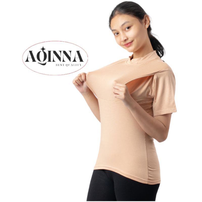 Inner Busui Lengan Pendek Bukaan Kanan Kiri Best Quality