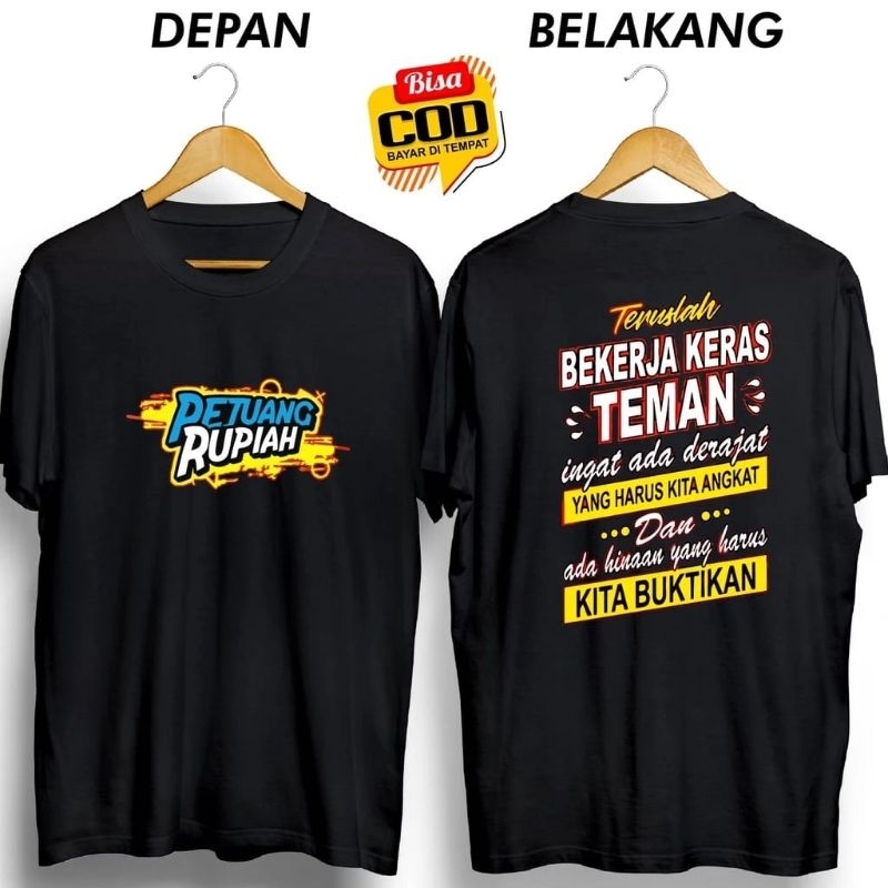 KAOS DISTRO PEJUANG RUPIAH