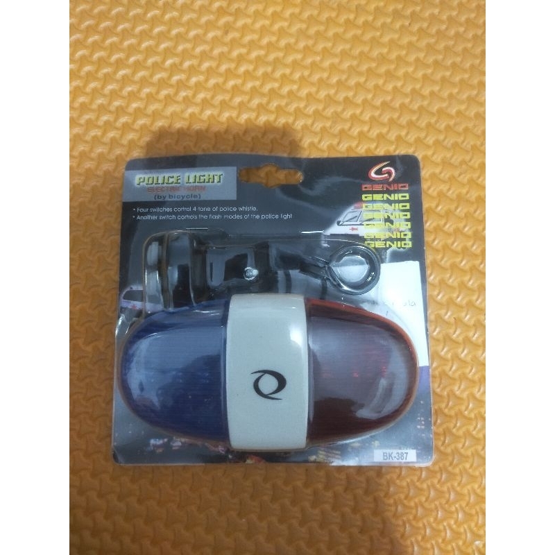 Lampu depan sepeda klakson police light