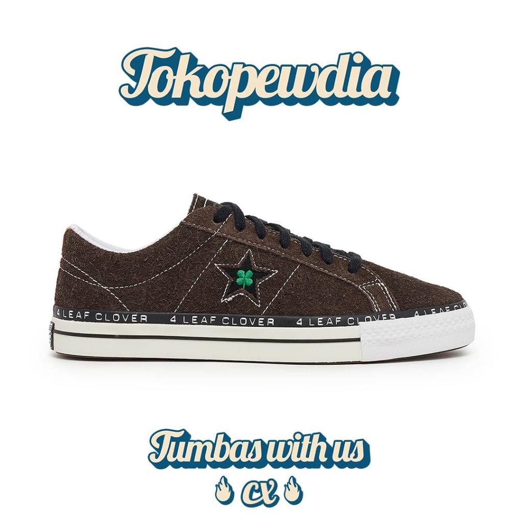 Converse One Star Pro Ox x Patta Four Leaf Clover Brown White