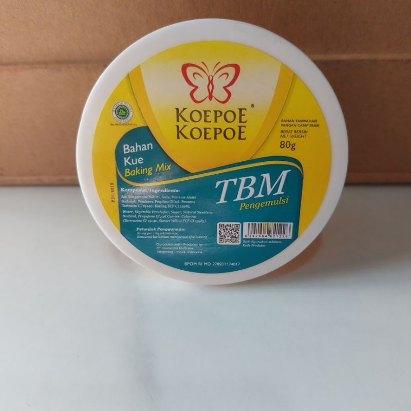 

Pengemulsi/Pelembut Tbm KOEPOE KOEPOE 80gr