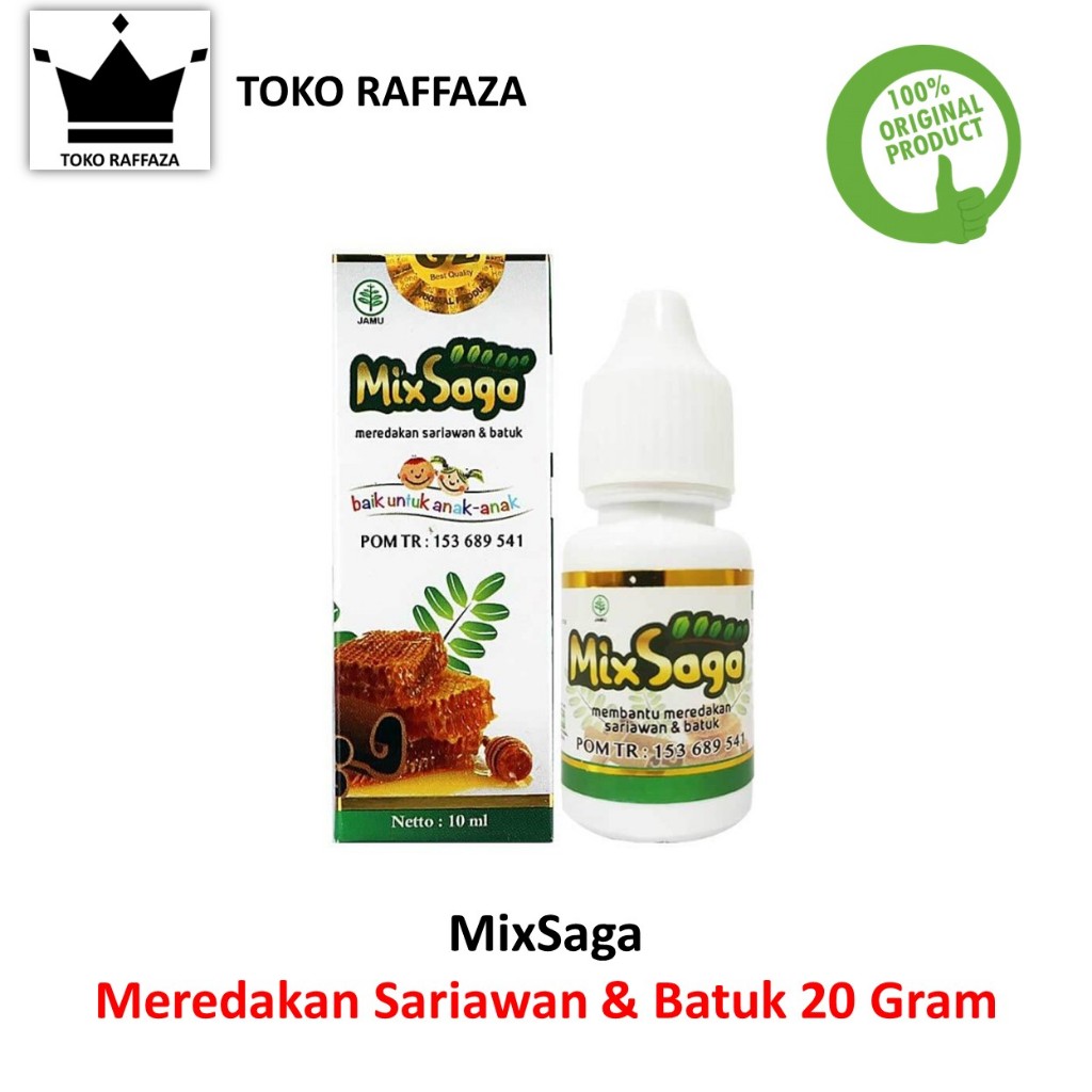 Mix Saga Herbal Meredakan Sariawan
