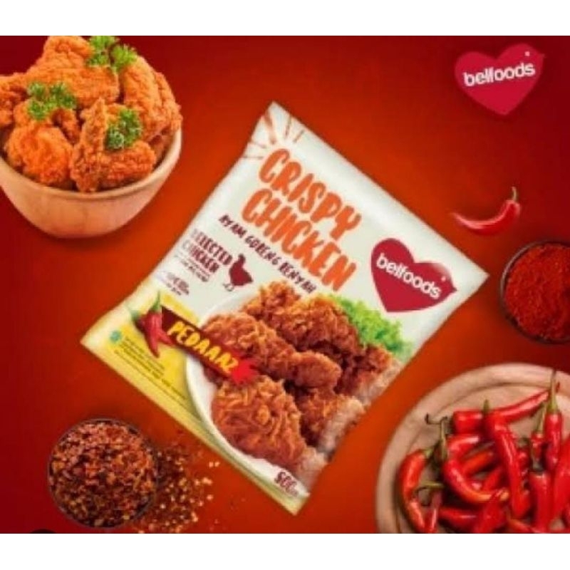 

Belfoods crispy chicken pedas 500gr