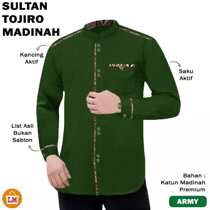 RADJA - BAJU KOKO KEMEJA KURTA UKURAN S M L XL XXL 3XL JUMBO PRIA LAKI LAKI DEWASA BAPAK BAPAK ANAK 
