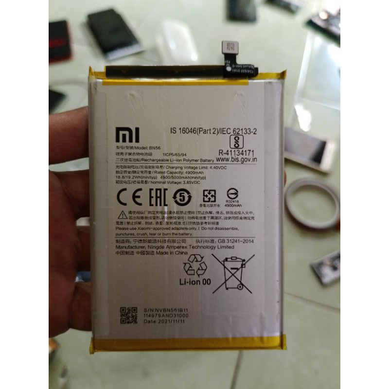 BATERAI REDMI 9A / REDMI 9C / REDMI 10A NORMAL ORIGINAL COPOTAN