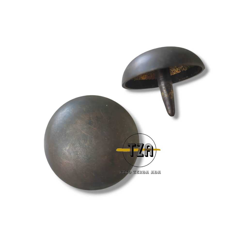 Paku Pines Kuningan Antik Aksesoris Pintu Pagar 1 Pcs