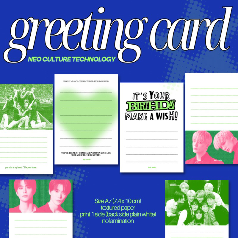 NCT GREETING CARD NCT 127 NCT DREAM WAYV BIRTHDAY CARD