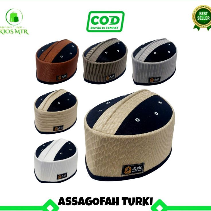 Terlaku Peci ASSAGOFAH TURKI Murah  Kopiah Asagofah Turki Spon  Songkok Asagofah Terbaru Spon  Peci 