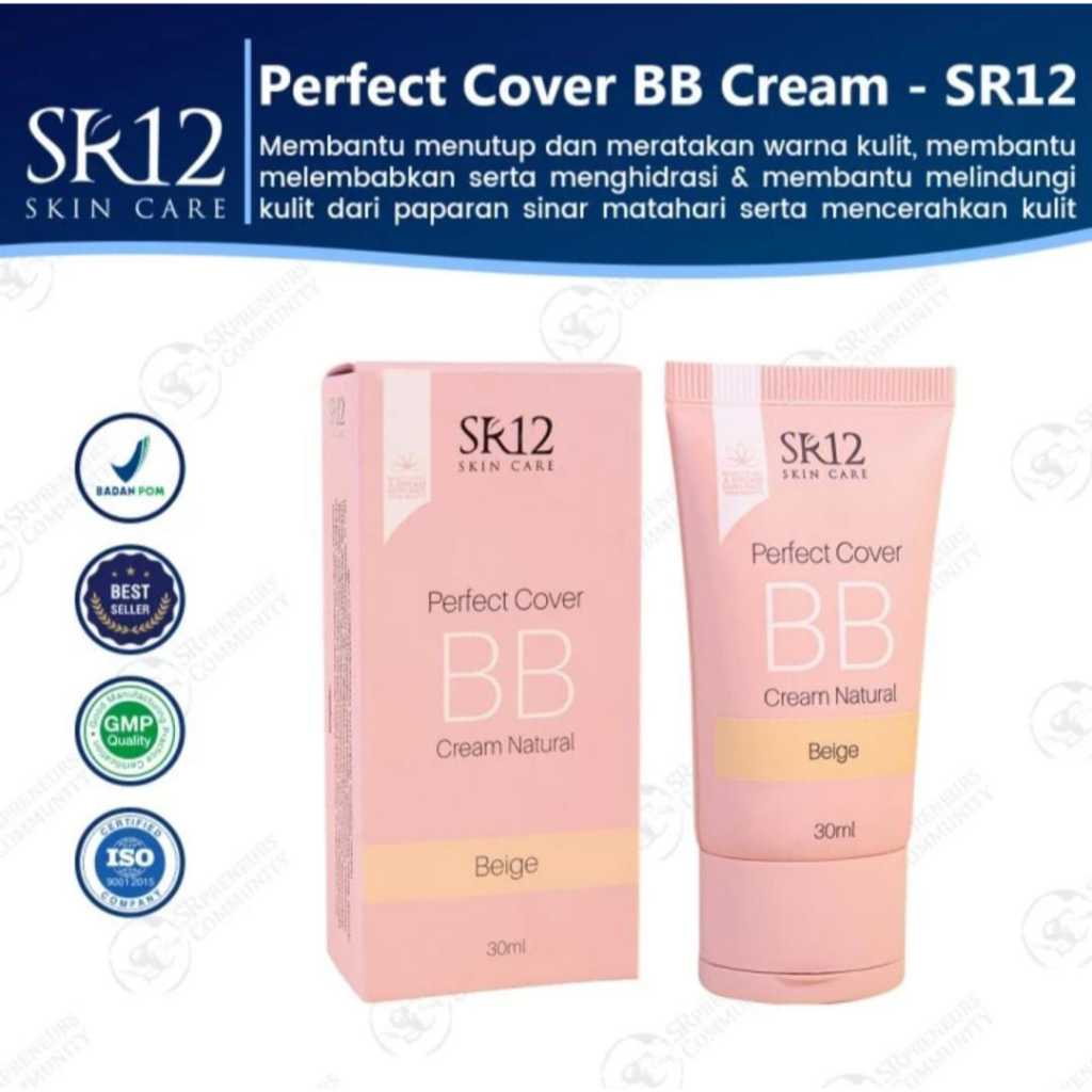 PERFECT COVER BB CREAM NATURAL SR12 - BEIGE/MENGANDUNG SPF 20/BPOM
