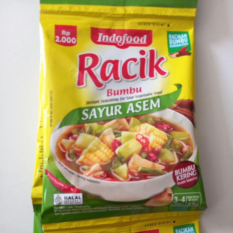 

indofood racik sayur asem 1 renteng