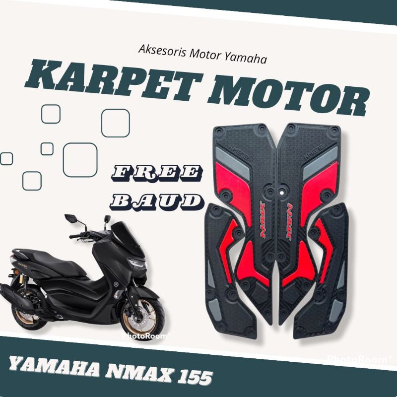 Karpet Motor Nmax New /Aksesoris Motor Nmax New/Pijakan Kaki Motor Nmax