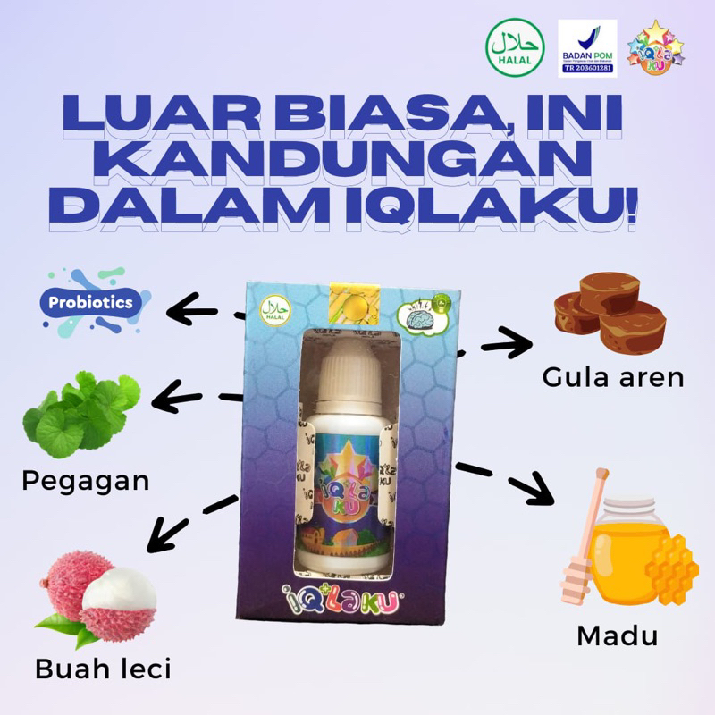 

Lezatoz_Genz Vitamin Iqlaku 35 Ml+ 10Ml Vitamin Bayi Dan Anak,Anak Sehat Dan Cerdas Nafsu Makan