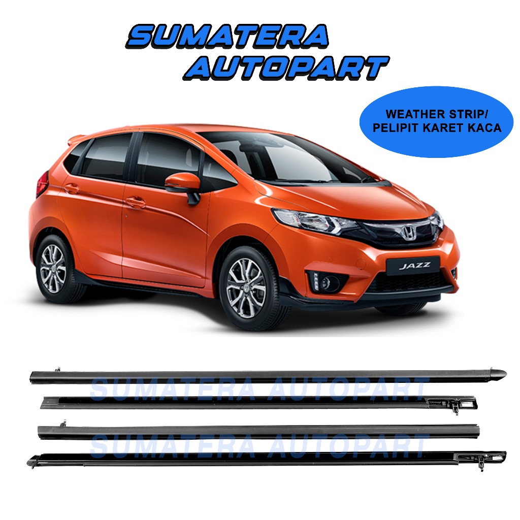 Karet Kaca Mobil Pelipit Wheather Strip Karet Kaca Pintu Luar Depan Belakang Kanan Kiri Mobil Honda 