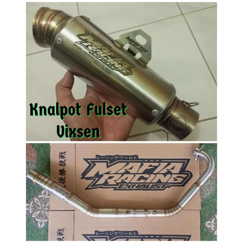 Knalpot Fulset Vixsen Mafia racing Exhaust