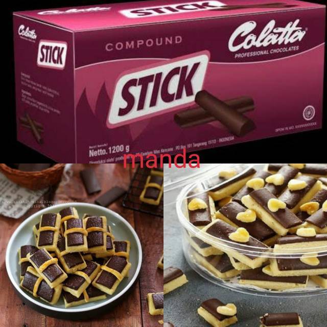 

Colatta /elmer stik choco stick topping kue kering 1 kotak