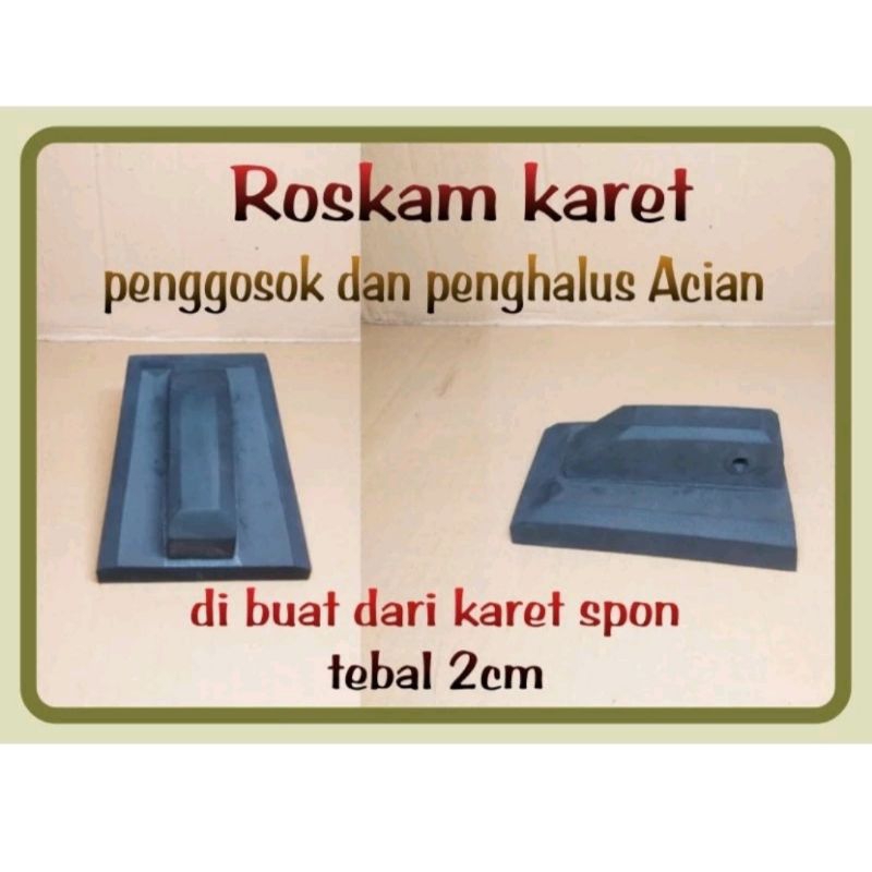 Roscam karet eva/penghalus acian semen/gosokan acian eva