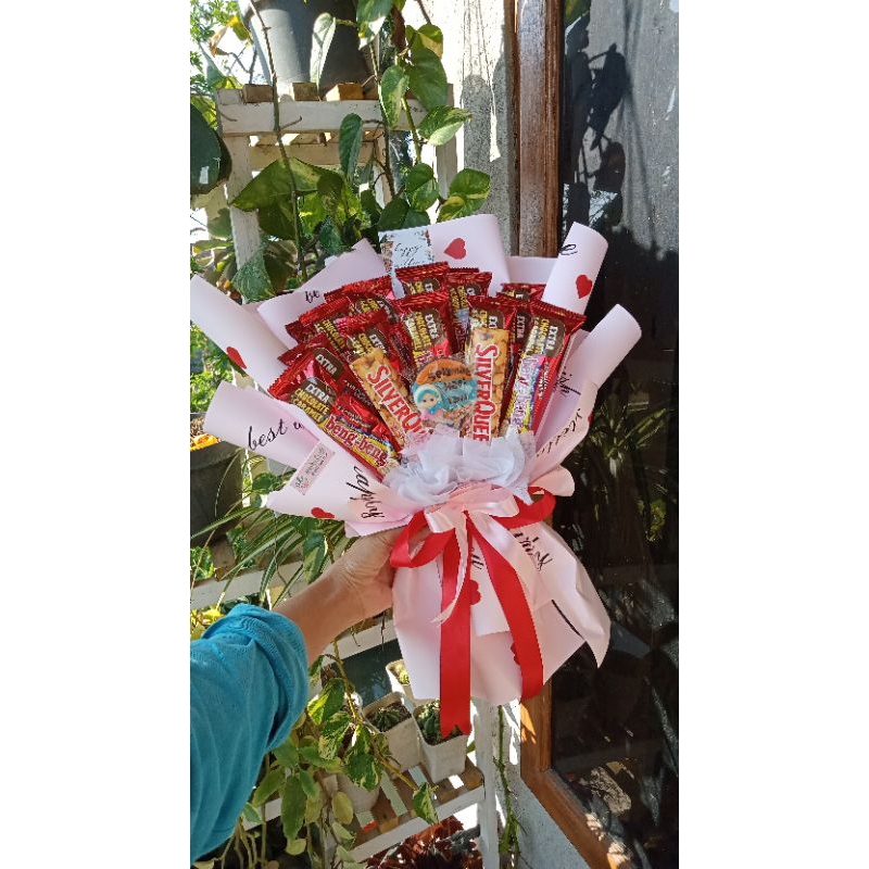 

buket snack pink