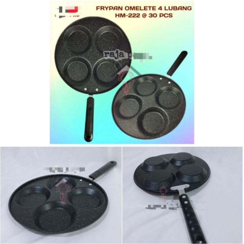 Frypan Telur 4 lubang / Cetakan telur 4lubang