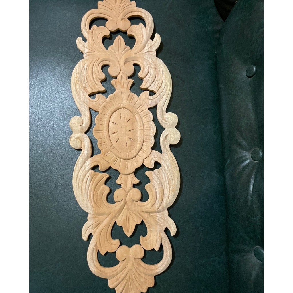 Ornamen Ukir Kayu Ukiran Tempel Pintu Almari Kayu Mahoni