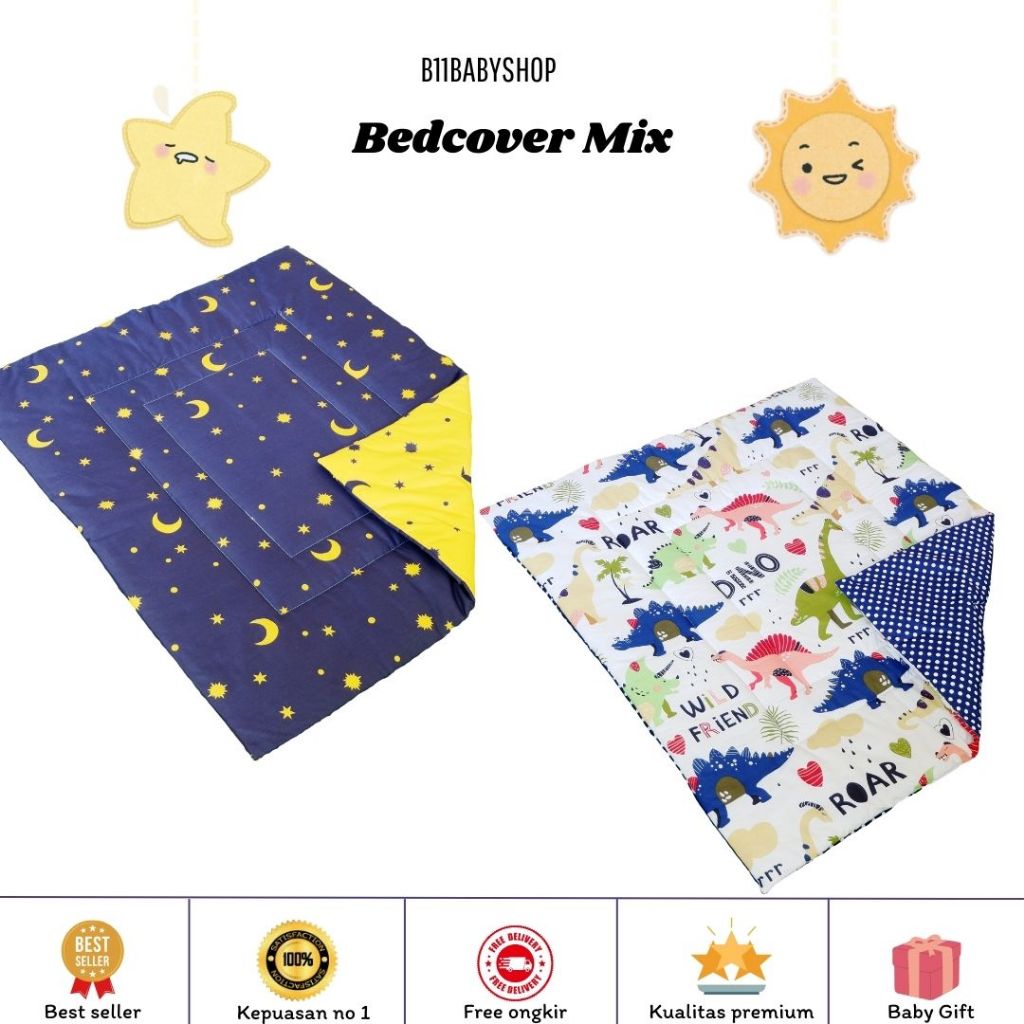 Bedding Set Matras Anti Ompol Perlak Waterproof Bayi