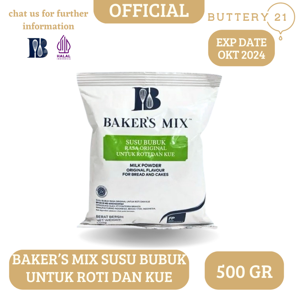

BAKERS MIX MILK POWDER 500 GR ANCHOR SUSU BUBUK