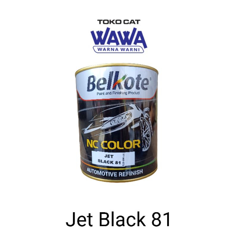 cat duco Belkote NC Color Jet Black 81 hitam pekat 1kg