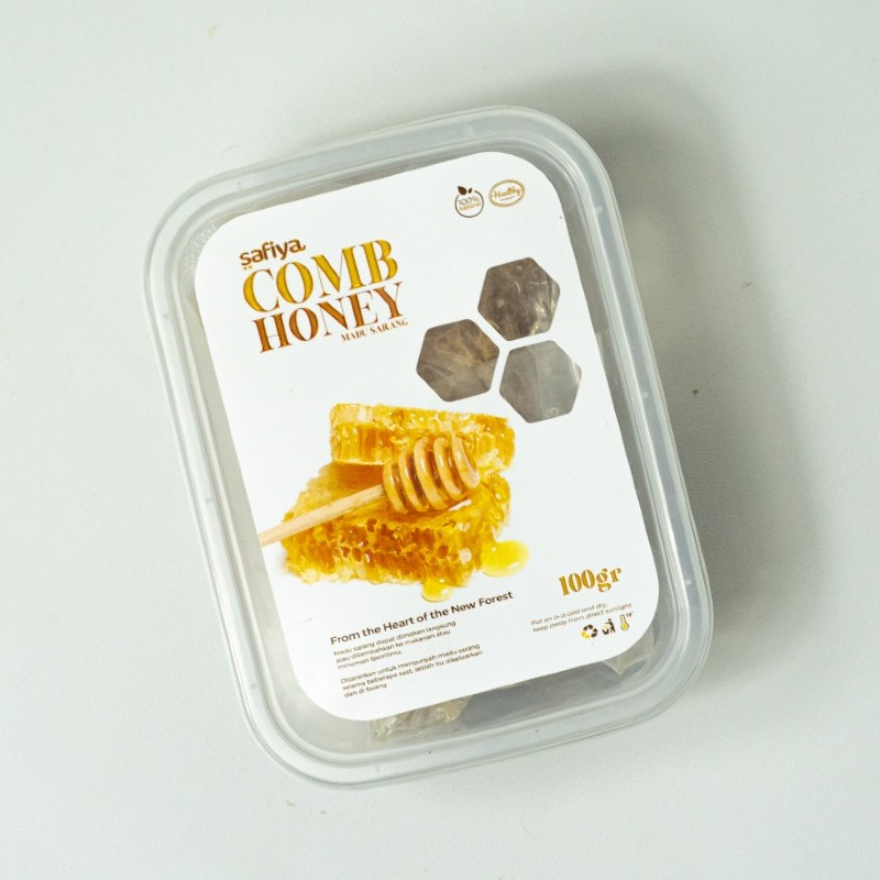 

[READY] Madu Sarang Asli 100 gr Raw Honey Comb Authentic Safiya Food