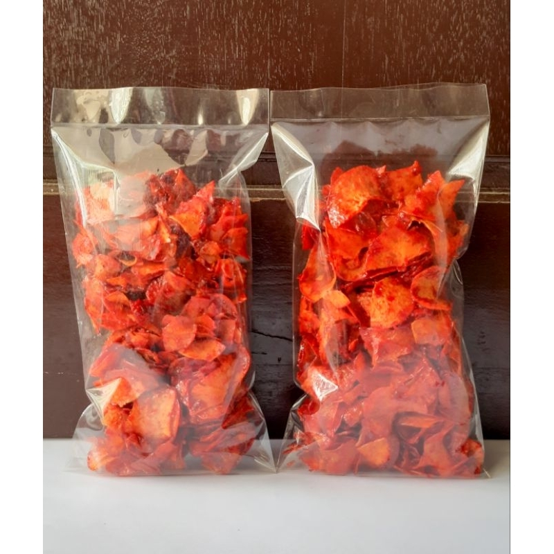 

Kripik Singkong Balado Pedas Padang Enak Renyah Murah 250gr