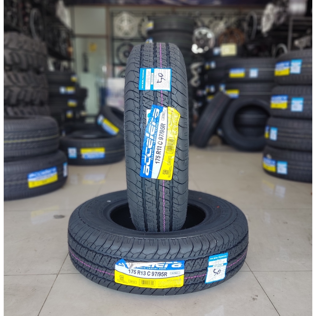BAN MOBIL RING 13 MUATAN MERK Accelera Ultra 175 C 8 PR R13 Murah - Gratis Pasang (Cianjur)