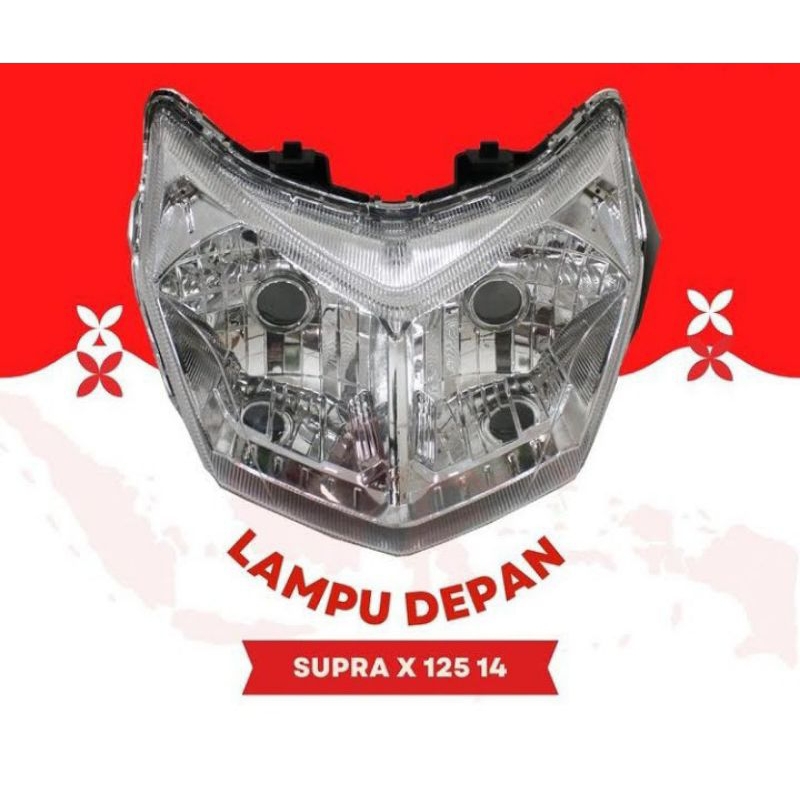 reflektor lampu depan Supra x 125 fi injeksi