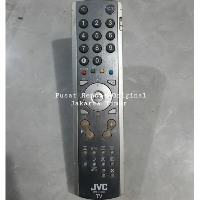 REMOTE REMOT TV LED LCD JVC RM-C1808 ORIGINAL