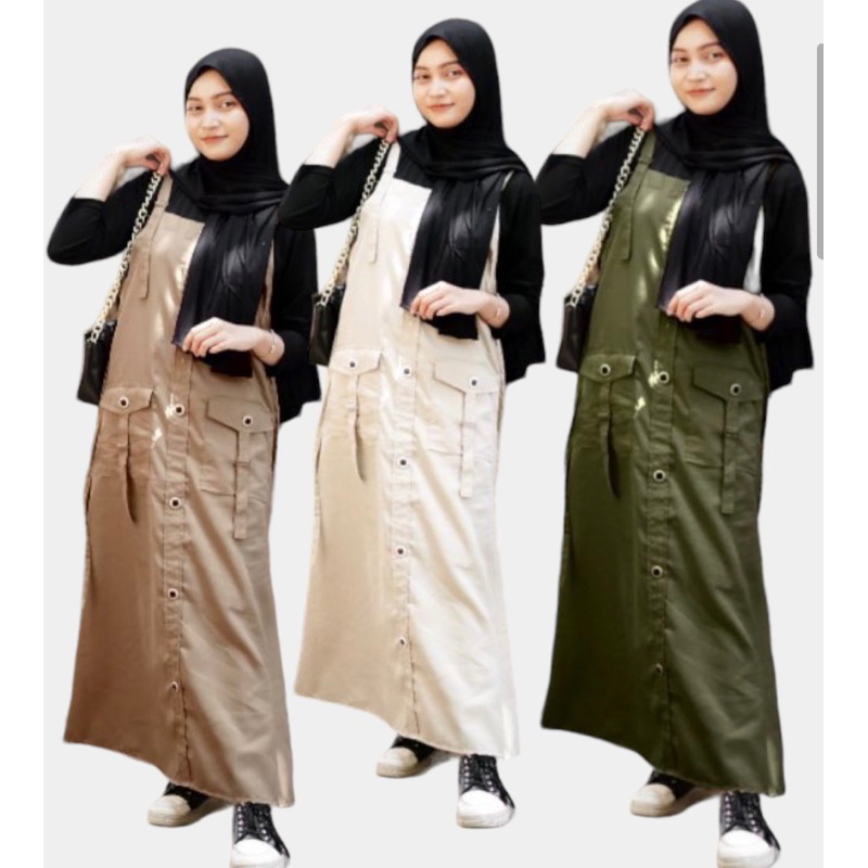OVERALL JUMPSUIT  ROK WANITA| BAJU KODOK| KOREAN STYLE