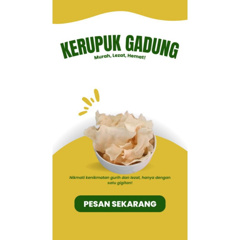 

Kerupuk Gadung Mentah Tipis 250 gram