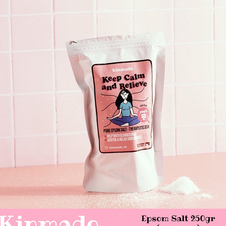 STOK SIAP COD Kinmade Epsom Salt 25gr Germany  Garam Epsom  Perawatan Kulit