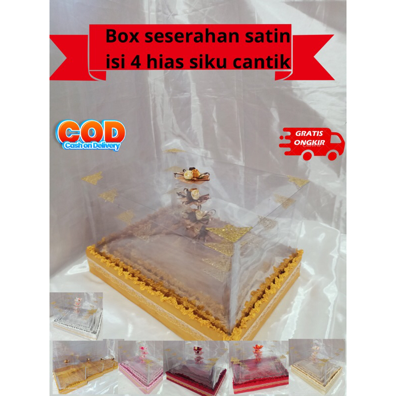 

kotak hantaran pernikahan seserahan lengkap isi 4 kotak seserahan pernikahan parcel siku