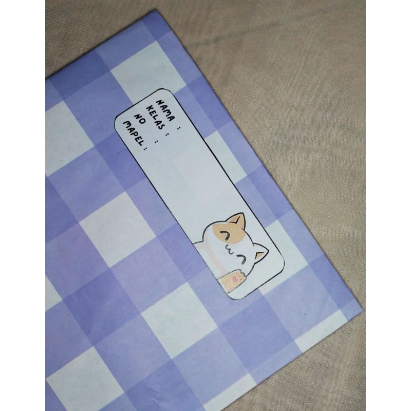 

HANYA CUSTOM/STIKER/LABEL NAMA/LABEL STIKER BUKU