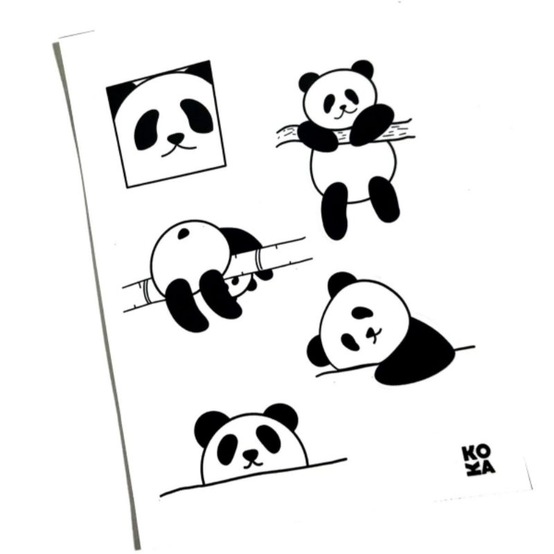 

Lazy Panda Sticker by KOKA