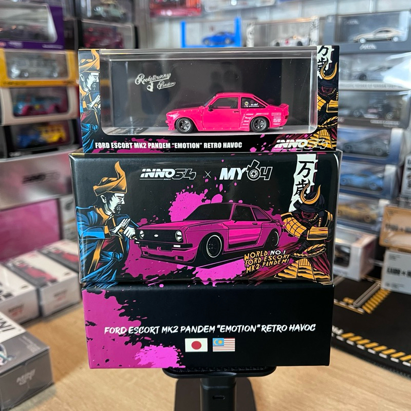 INNO64 Resin Ford Escort MK2 Pandem Rocket bunny retro havoc