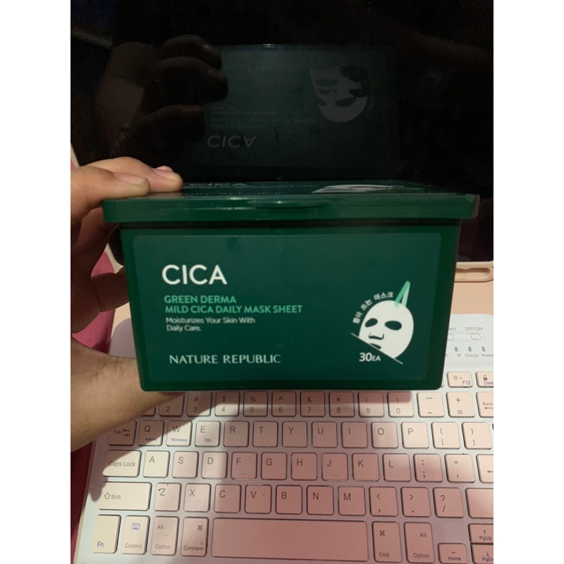 preloved cica pad green derma nature republic