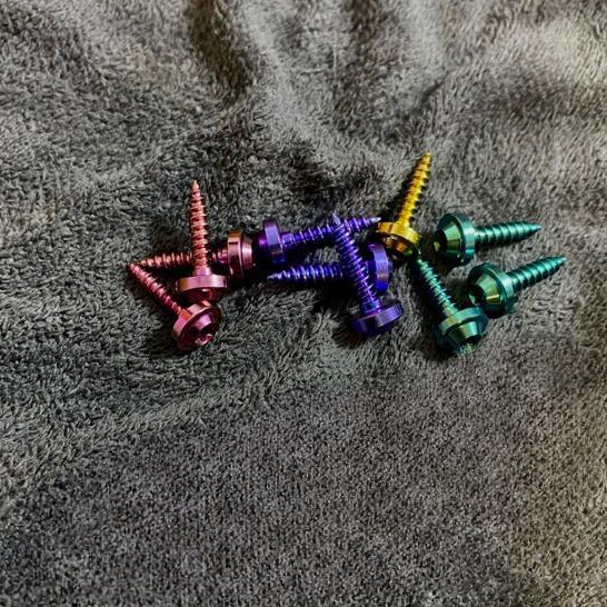 Baut Body Titanium Kualitas  Bodi Body Honda beat vario scoopy original titanium vietnam